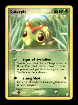 Caterpie 56/112 - FireRed & LeafGreen - Pokemon Trading Card Game - Image 1
