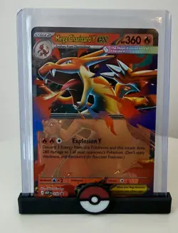 Mega Charizard Y EX 030 Black Star Promo Holo NM - Mega Evo - Pokemon Card/TCG - Image 1