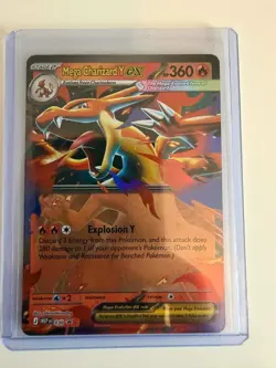 Mega Charizard Y EX 030 Black Star Promo Holo NM - Mega Evo - Pokemon Card/TCG - Image 3