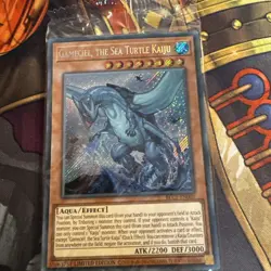 Gameciel, the Sea Turtle Kaiju SEALED - BLC1-EN005 - Secret Rare - 1st Ed Yugioh - Image 1