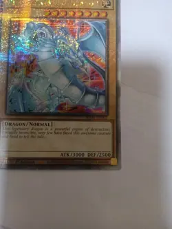 Blue-Eyes White Dragon (New Art) (Quarter Century Secret Rare) RA04-EN002... - Image 2