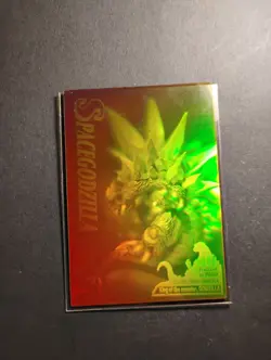 SPACEGODZILLA 1995 GODZILLA KING OF MONSTERS AMADA HOLO FOIL RARE NEAR MINT - Image 1