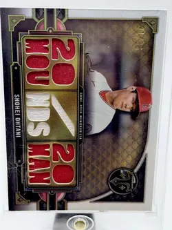 Sports Card Singles 2022 Topps Shohei Ohtani /36 20 20 Man Patch Game Used - Image 1