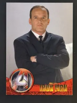 2012 Upper Deck Marvel Avengers Assemble Iron Man Agent Phil Coulson Card #6 - Image 1