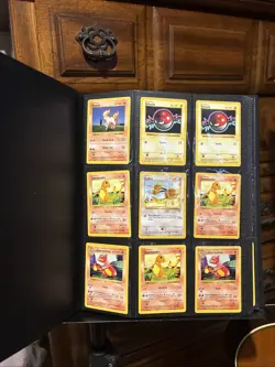 WOTC Pokemon Collection Binder 360 Cards Shadowless and 1st Editions LP-HP - Image 1
