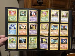 WOTC Pokemon Collection Binder 360 Cards Shadowless and 1st Editions LP-HP - Image 2