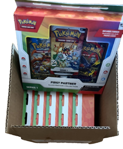 6 X Pokemon 2026 FIRST PARTNER Booster & Promo cards SERIES 1 - Image 1