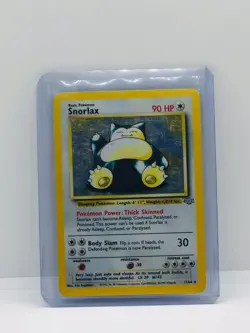 Snorlax 11/64 Jungle Holo Unlimited Pokemon card ( Moderately Played ) - Image 1