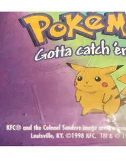 KFC Pokemon Promo Card 1998 English Pokemon Mini-Box Cards, NEW Sealed - Image 3