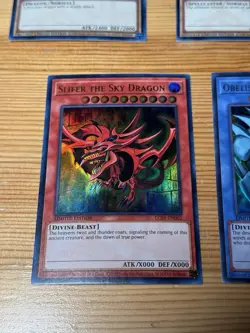 2020 Yu-Gi-Oh! TCG Set of Egyptian God Cards (Obelisk, Ra, Slifer) LC01-EN - Image 2