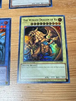 2020 Yu-Gi-Oh! TCG Set of Egyptian God Cards (Obelisk, Ra, Slifer) LC01-EN - Image 4