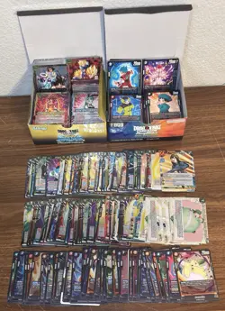 Dragon Ball Super DUAL EVOLUTION/ GLORIOUS FIGHTERS Huge Lot Of RARE, UC/C Cards - Image 1