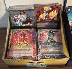 Dragon Ball Super DUAL EVOLUTION/ GLORIOUS FIGHTERS Huge Lot Of RARE, UC/C Cards - Image 3