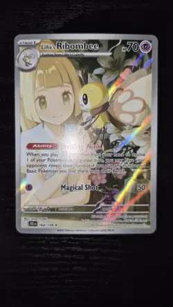 Lillie's Ribombee 164/159 SV09: Journey Together - Pokemon Card - NM - Image 1