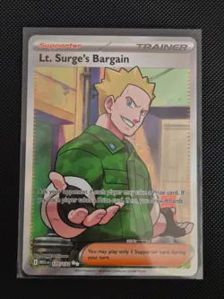 Lt. Surge's Bargain 170/132 Full Art Mega Evolution Pokemon TCG - Image 1