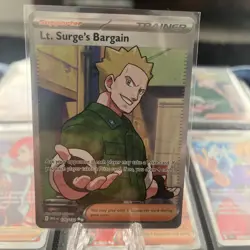 Lt. Surge's Bargain 170/132 Full Art Mega Evolution Pokemon TCG - Image 1