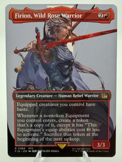 Firion, Wild Rose Warrior (Borderless) R FINAL FANTASY 386 NM - Image 1
