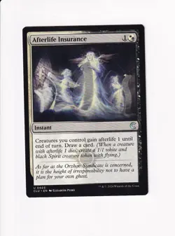 MAGIC THE GATHERING MTG RAVNICA: CLUE EDITION AFTERLIFE INSURANCE - Image 1