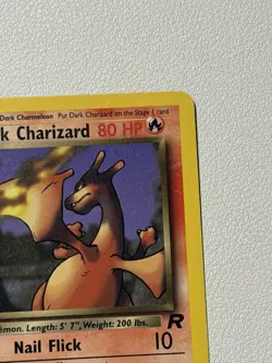 Pokemon Dark Charizard TCG 21/82 Non-Holo Rare 1st Edition LP - Image 3