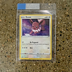 Pokemon TCG Eevee SWSH127 Black Star Promo Cosmos Holo Sword & Shield (B) - Image 1