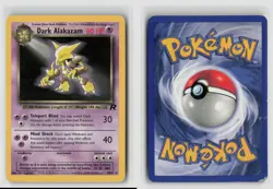 Dark Alakazam #18/82 Team Rocket Non Holo Rare Pokemon TCG DAMAGED READ - Image 3