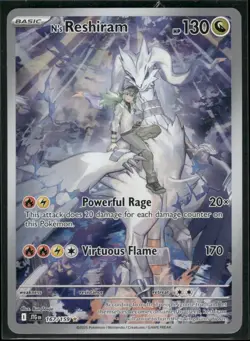 Pokemon TCG N's Reshiram 167/159 Journey Together Illustration Rare Holo NM - Image 1