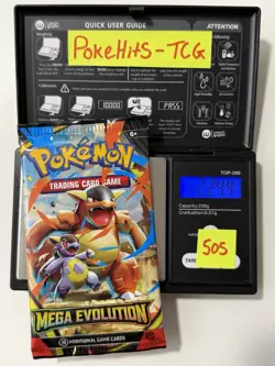 (HEAVY)🔥 22.44g Pokemon TCG Mega Evolution Booster Pack Factory Sealed✅ - Image 1