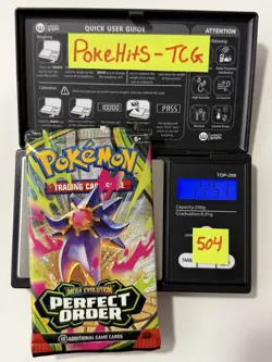 (HEAVY)🔥 22.51g Pokemon TCG Perfect Order Booster Pack Factory Sealed✅ - Image 1