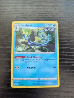 Inteleon SWSH279 Holographic Black Star Promo Pokemon TCG Near Mint - Image 1