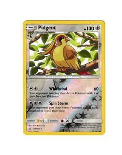 Pidgeot 124/181 Reverse Holo R Team Up NM Pokemon - Image 1