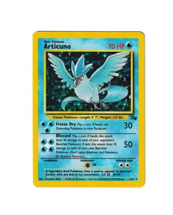ARTICUNO 2/62 HOLO RARE FOSSIL POKEMON MP - Image 1