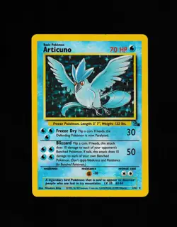 ARTICUNO 2/62 HOLO RARE FOSSIL POKEMON MP - Image 2