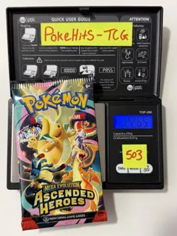 (HEAVY)🔥 22.65g Pokemon TCG Ascended Heroes Booster Pack Factory Sealed✅ - Image 1
