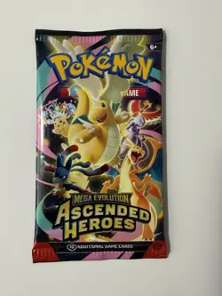 (HEAVY)🔥 22.65g Pokemon TCG Ascended Heroes Booster Pack Factory Sealed✅ - Image 2
