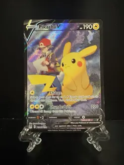 Pokemon TCG Pikachu V TG16/TG30 Lost Origin Trainer Gallery Ultra Rare Holo - Image 2