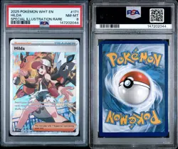 2025 Pokemon WHT EN Hilda Special Illustration Rare #171/086 PSA 8 NM-MT - Image 3