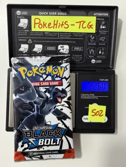 (HEAVY)🔥 22.60g Pokemon TCG Black Bolt Booster Pack Factory Sealed✅ - Image 1