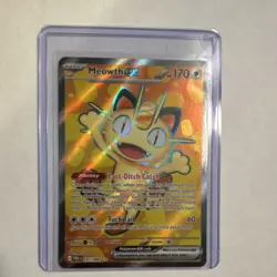 Pokemon TCG Meowth EX Holo 107/088 170 HP Basic Cat 5ban Graphics - Image 1