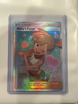 Pokemon TCG Misty's Favor 235/236 Ultra Rare Full Art Holo Sm-Unified Minds - Image 1