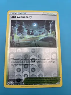 Old Cemetery 147/198 Chilling Reign Pokemon Reverse Holo LP - Image 1