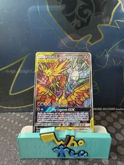 2019 Pokemon Moltres Zapdos Articuno GX SM210 Stained Glass Promo Hidden Fates - Image 1