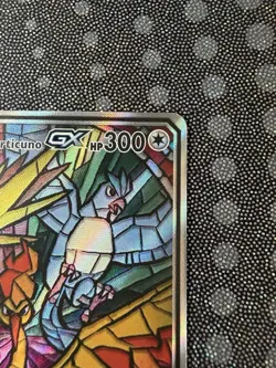 2019 Pokemon Moltres Zapdos Articuno GX SM210 Stained Glass Promo Hidden Fates - Image 4