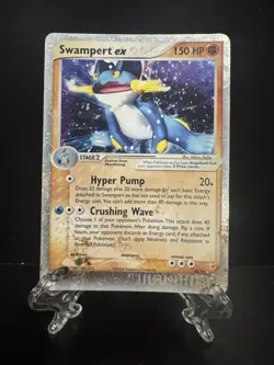 Pokemon TCG Swampert ex 95/95 EX Team Magma vs. Team Aqua World Champion 2004 - Image 1