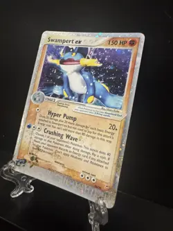 Pokemon TCG Swampert ex 95/95 EX Team Magma vs. Team Aqua World Champion 2004 - Image 2