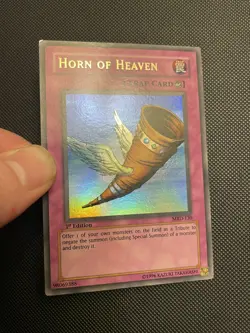 YuGiOh Horn Of Heaven Ultra Rare MRD-130 1st Edition NA English Vintage - Image 3