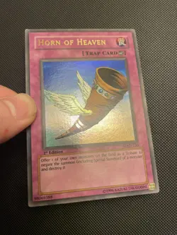 YuGiOh Horn Of Heaven Ultra Rare MRD-130 1st Edition NA English Vintage - Image 4