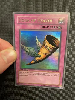 YuGiOh Horn Of Heaven Ultra Rare MRD-130 1st Edition NA English Vintage - Image 5