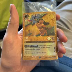 2025 Disney LORCANA Promo - LILO (Escape Artist) Gold Foil - 25/P2•EN•6- Sealed - Image 1