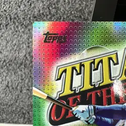 2026 Topps Series 1 Titans Of The Game Pete Crow-Armstrong #TOG-13 Green 99/99 - Image 3