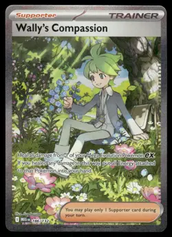 Pokemon Cards Wally's Compassion 186/132 Mega Evolution NM - Image 1